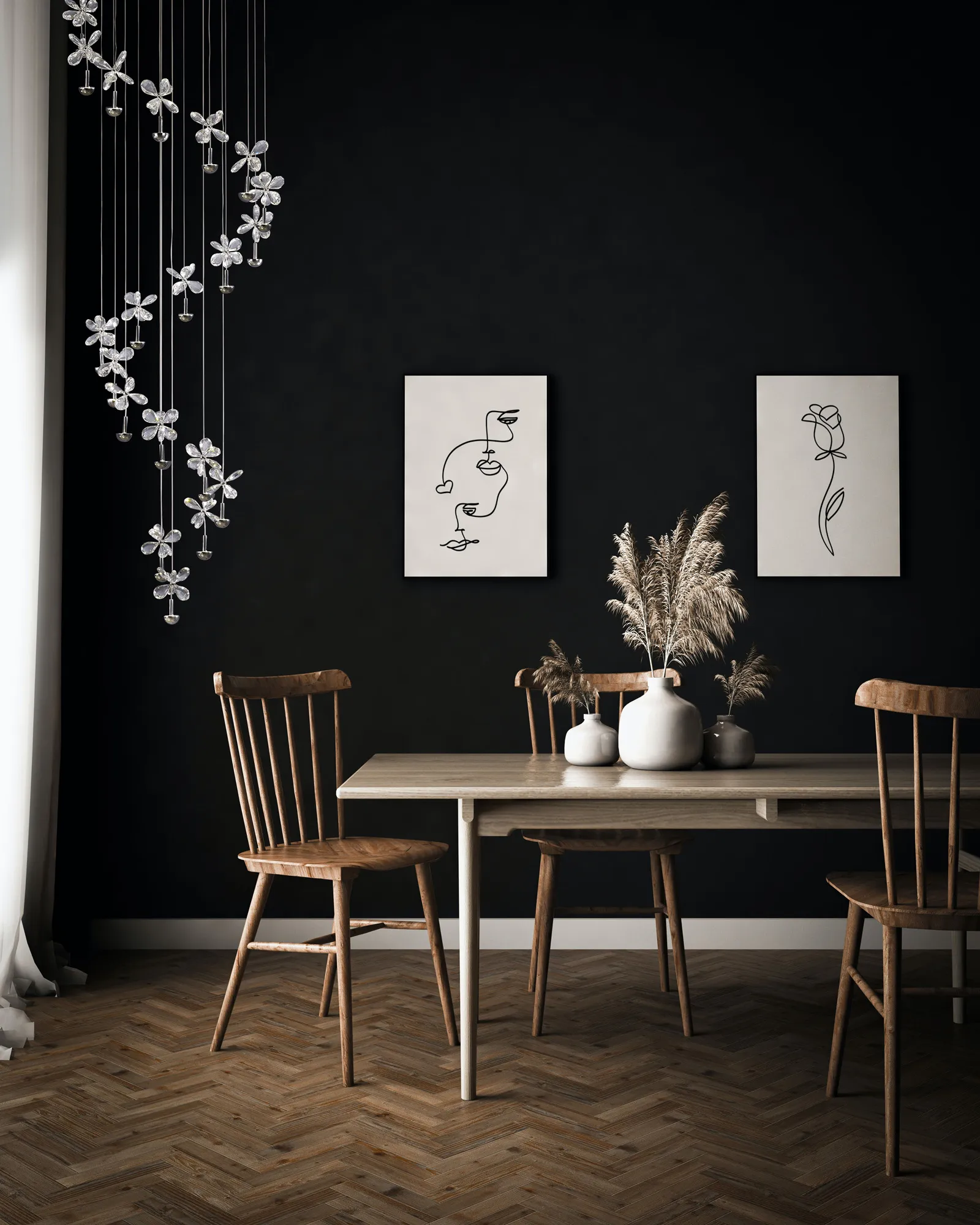 Aviva Crystal Ceiling Lights Diyas Statement Crystal Fittings